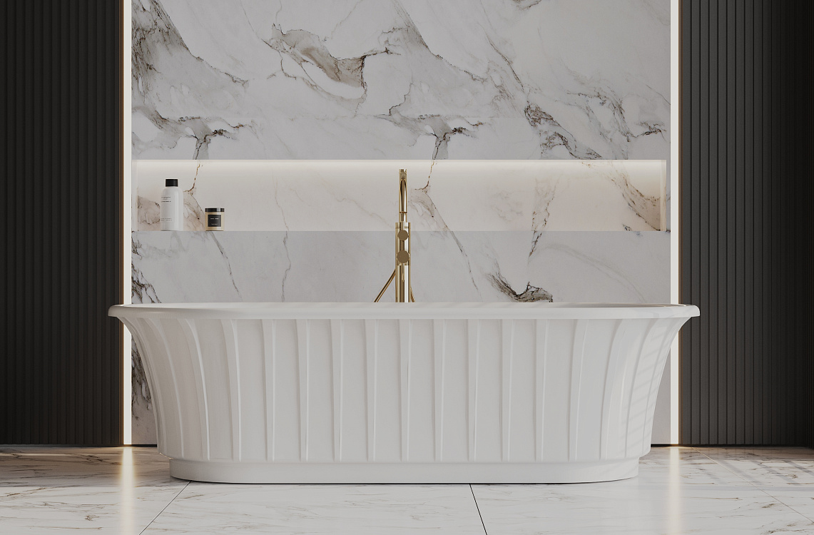 Уникальный образ ванной комнаты с коллекцией Колизей 