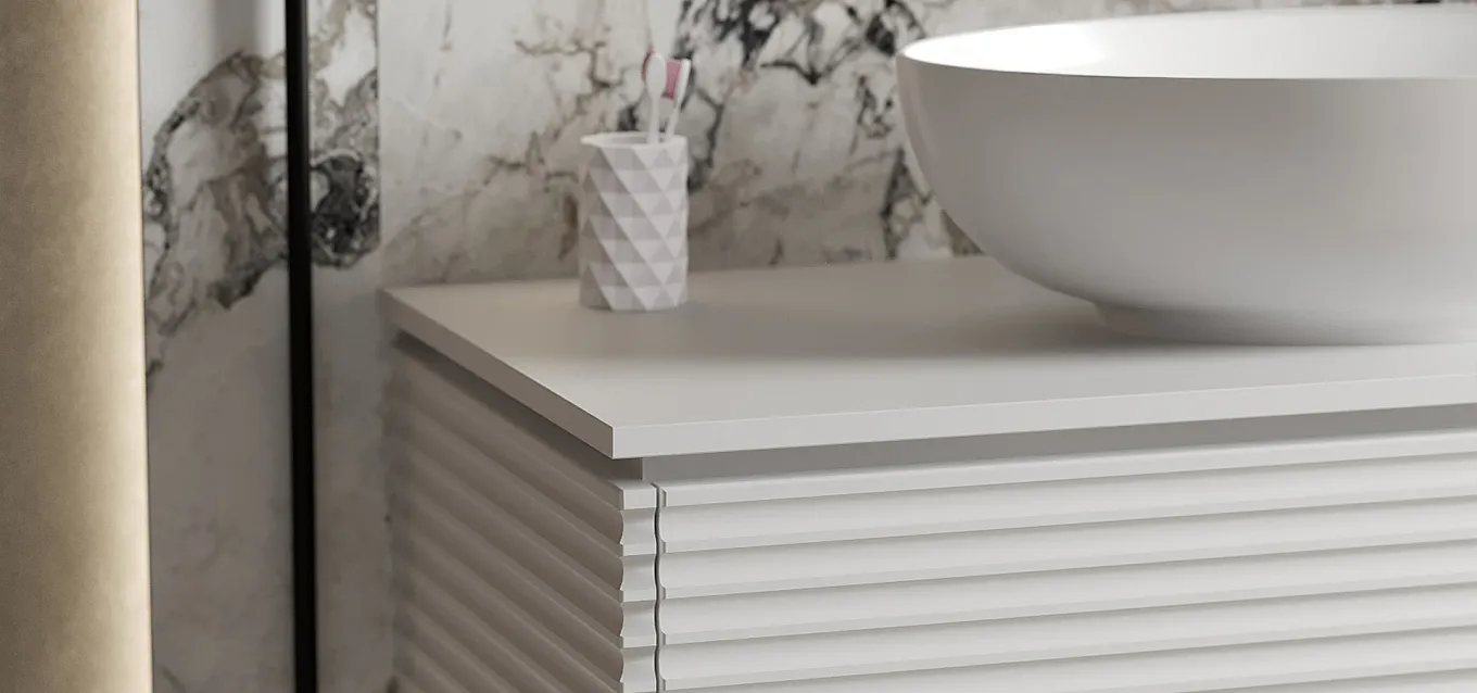 Столешницы Монблан из Solid Surface — современный стандарт комфорта для ванной комнаты