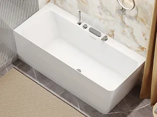 Ванна Турин 1600 L, Белый матовый