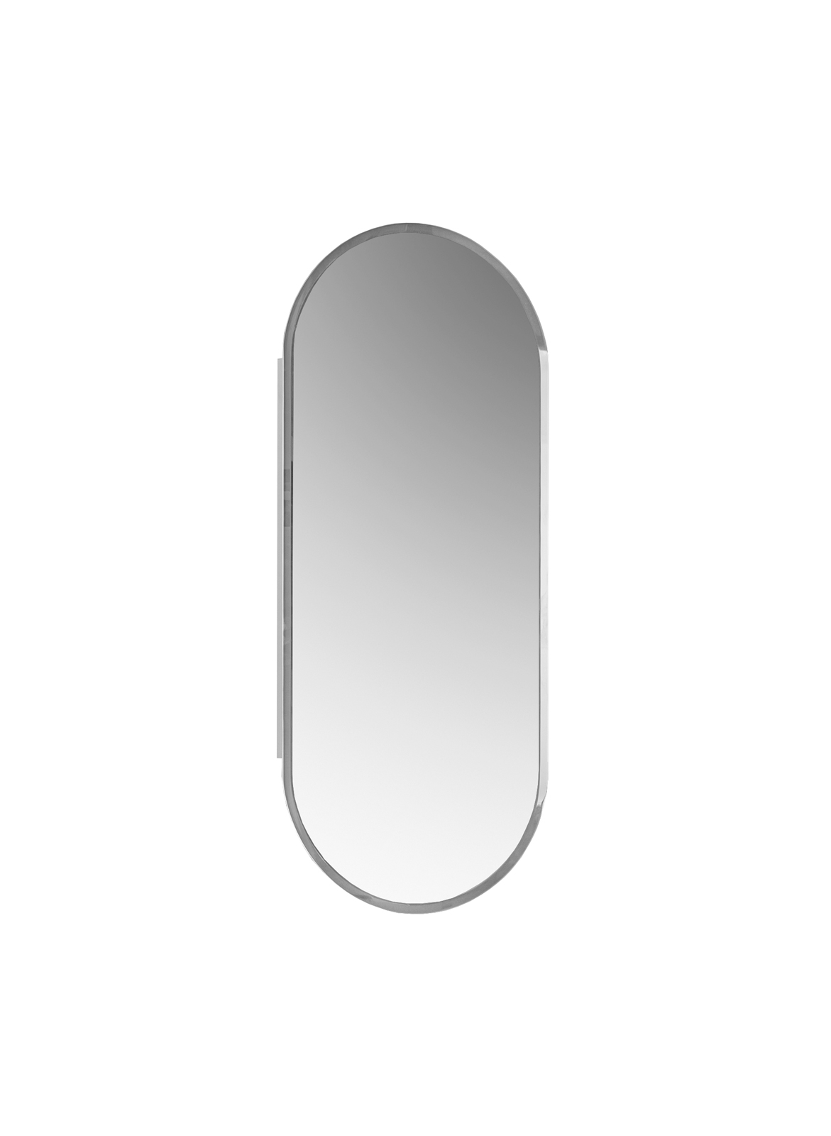 Зеркало Эмилия В 50, белый глянцевый (1)