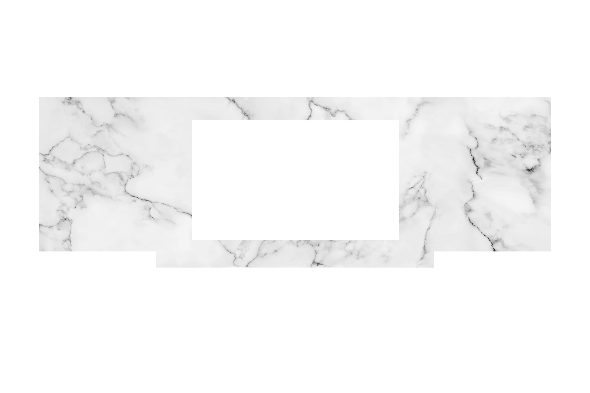 Столешница Кастилия 1700, Мрамор белый, Белый глянцевый (1)