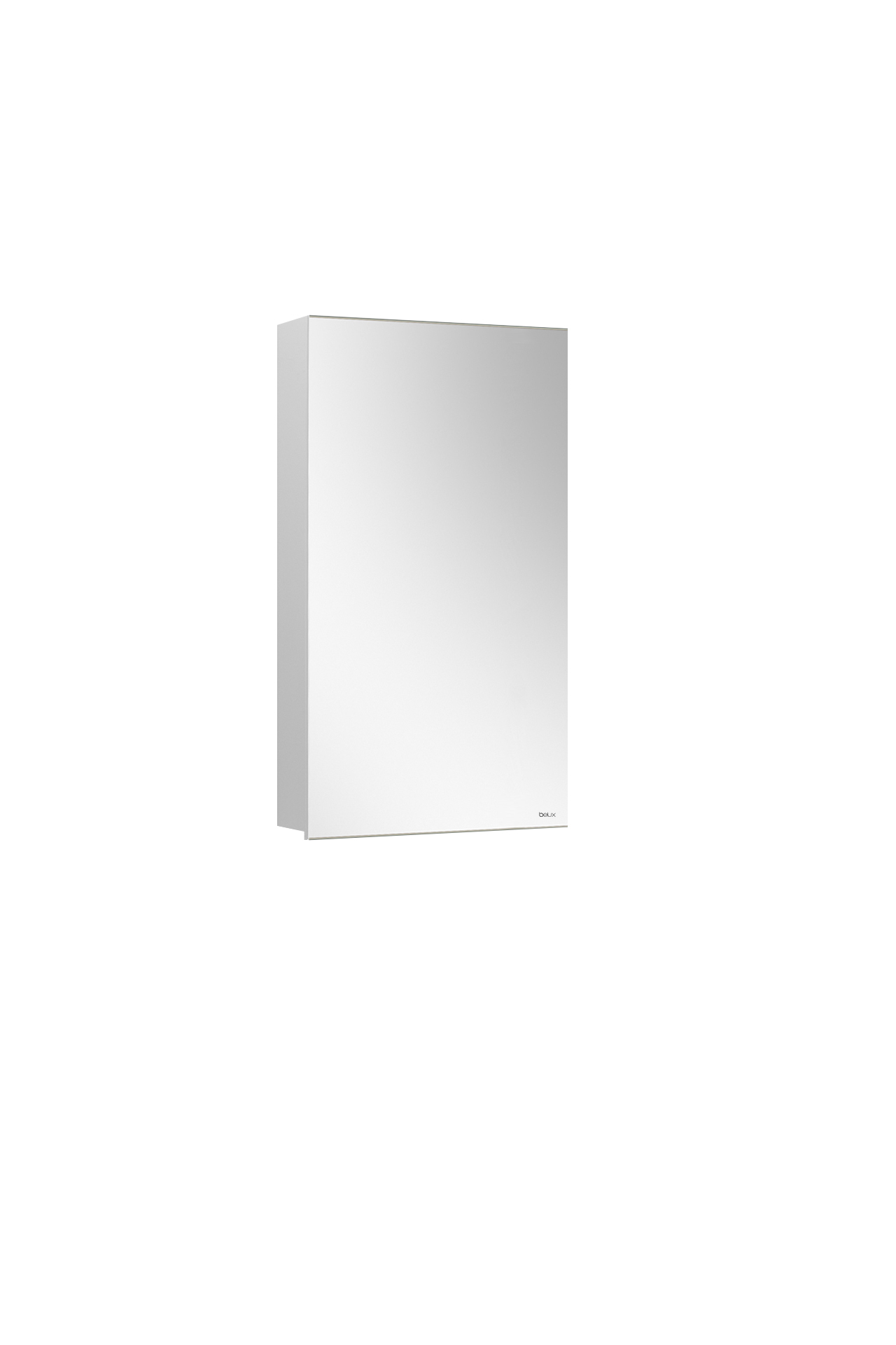Шкаф навесной зеркальный Триумф ВШ 40 Белый глянцевый (1)