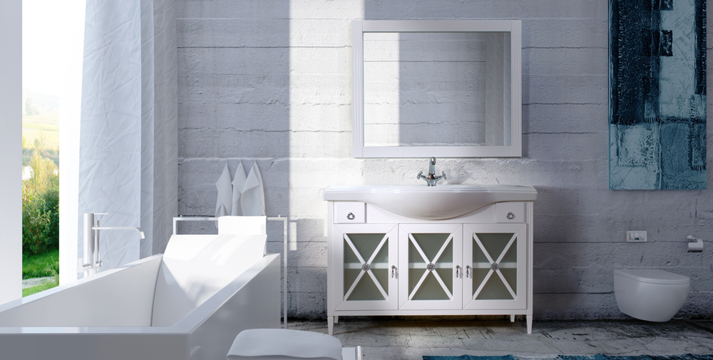 Эффектная коллекция Рояль отличается четкими формами и объединяет элегантные элементы дизайна великой эпохи и расставляет роскошные акценты в ванной комнате.