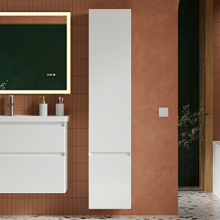 Шкаф навесной Киото 35 Белый глянцевый