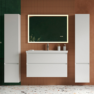 Шкаф навесной Киото 35 Белый глянцевый