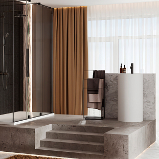 Умывальник Осло 450x800, Белый матовый, Solid Surface