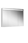 Шкаф навесной зеркальный Нёман ВШ 110 Белый глянцевый (1)