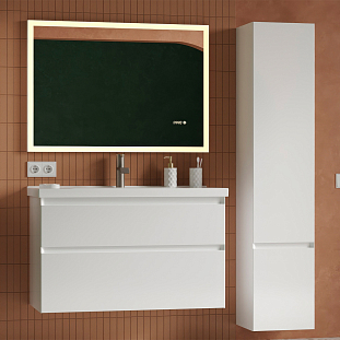 Шкаф навесной Киото 35 Белый глянцевый