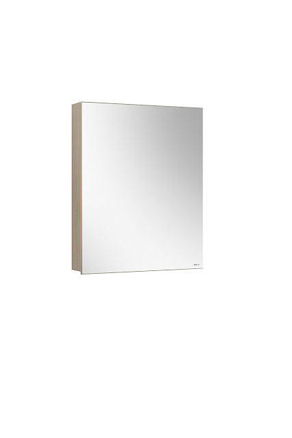 Шкаф навесной зеркальный Стокгольм ВШ 60 Акация Лэйкленд светлая (183)