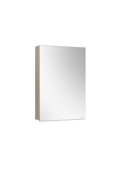 Шкаф навесной зеркальный Стокгольм ВШ 50 Акация Лэйкленд светлая (183)