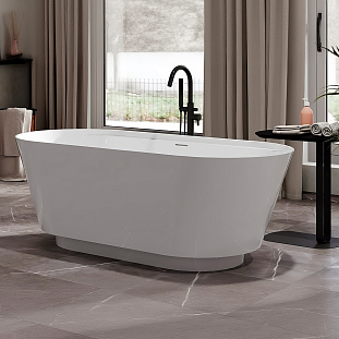 Ванна Ариэль 1700 с подсветкой, Белый матовый, Solid Surface